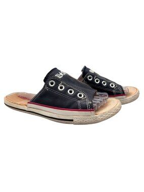 Converse All Star Cut Away Sandals Slides Women's Size 7 Blue & Red Y2K
